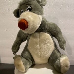 Vtg Walt Disney  "Baloo" the Bear Jungle Book Collectable Plush/Stuffed Toy
